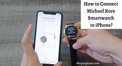 michael kors watch won't connect to phone|Unable to pair Michael Kors watch with my iPhone .